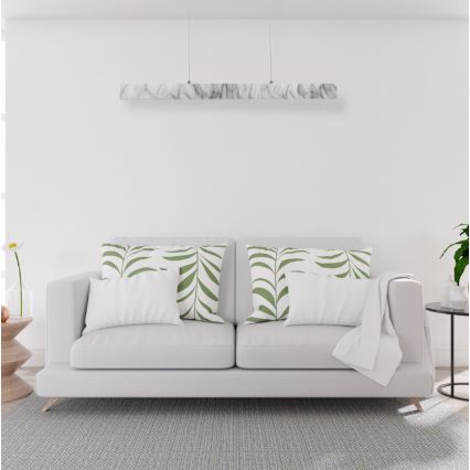 LED Висящ полилей PIERCE LED/18W/230V бял/сив