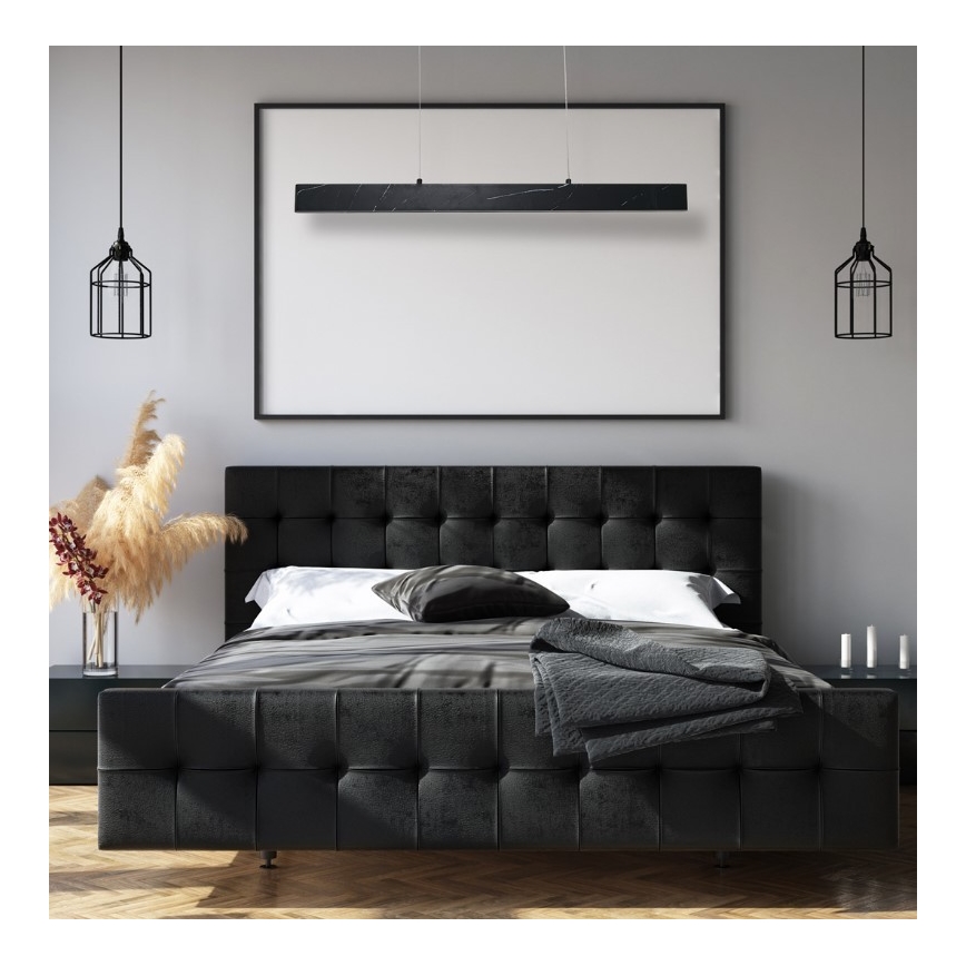 LED Висящ полилей PIERCE LED/18W/230V черен