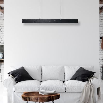 LED Висящ полилей PIERCE LED/18W/230V черен