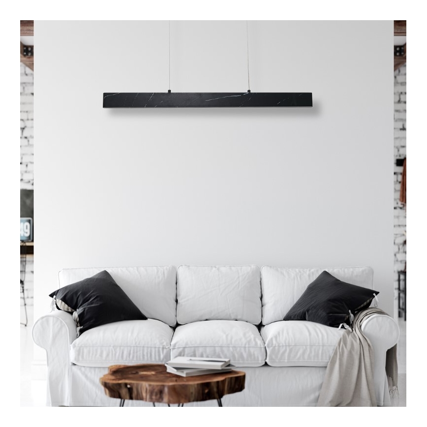 LED Висящ полилей PIERCE LED/18W/230V черен