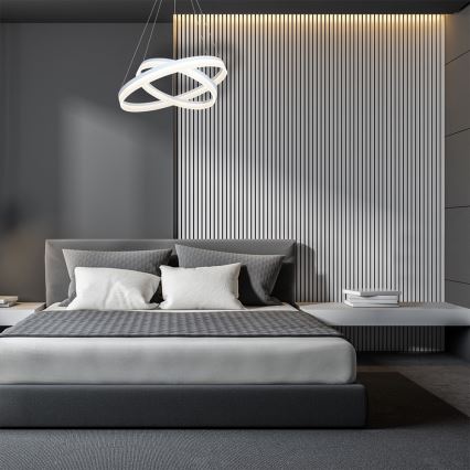LED Висящ полилей RING с дистанционно LED/60W/230V