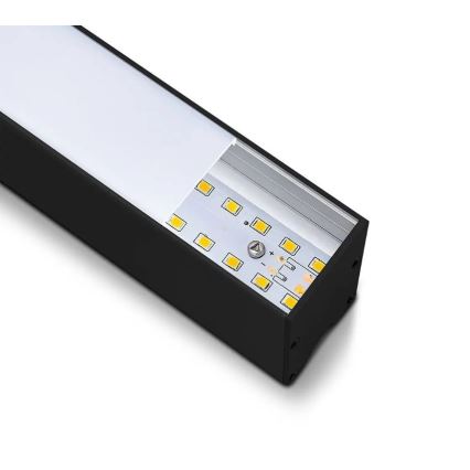 LED Висящ полилей SAMSUNG CHIP LED/40W/230V 6400K черен