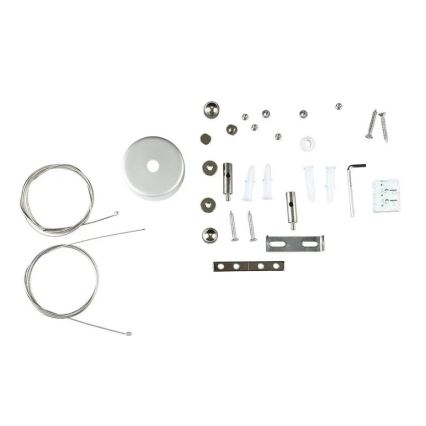 LED Висящ полилей SAMSUNG CHIP LED/40W/230V 6400K черен