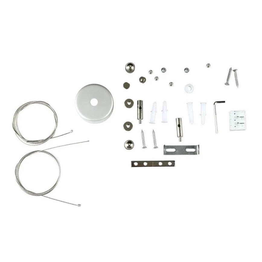 LED Висящ полилей SAMSUNG CHIP LED/40W/230V 6400K черен