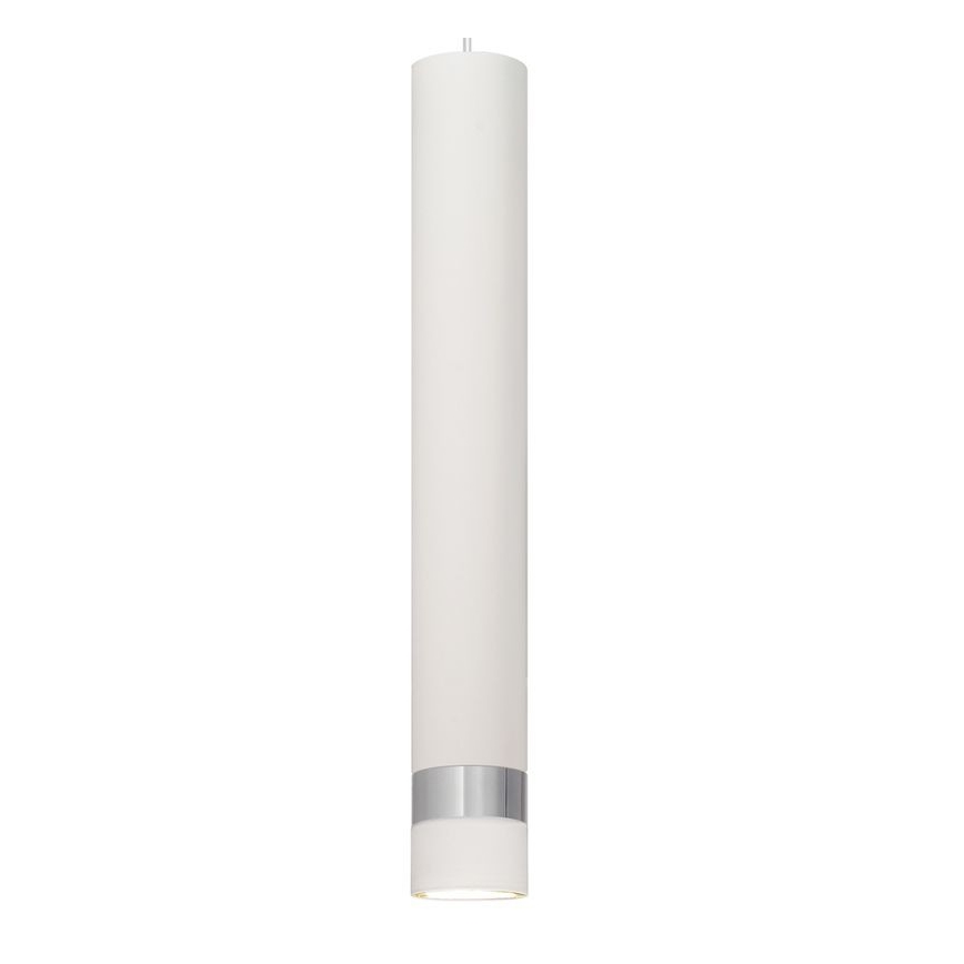LED Висящ полилей TUBA 3xGU10/4,8W/230V бял/лъскав хром
