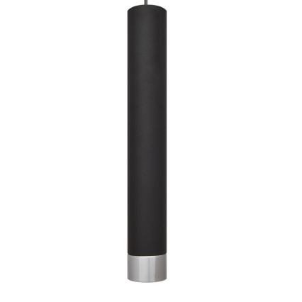 LED Висящ полилей TUBA 3xGU10/4,8W/230V черен/лъскав хром