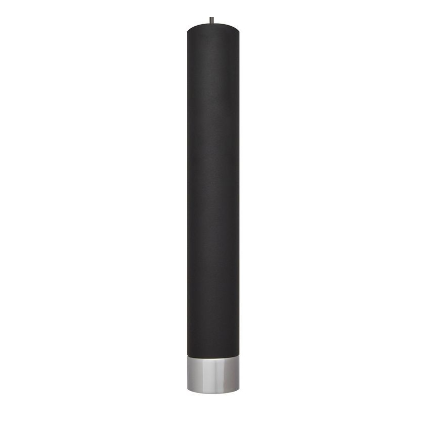 LED Висящ полилей TUBA 3xGU10/4,8W/230V черен/лъскав хром