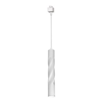 LED Висящ полилей за релсова система TRACK PENDANT LED/3W/230V бял