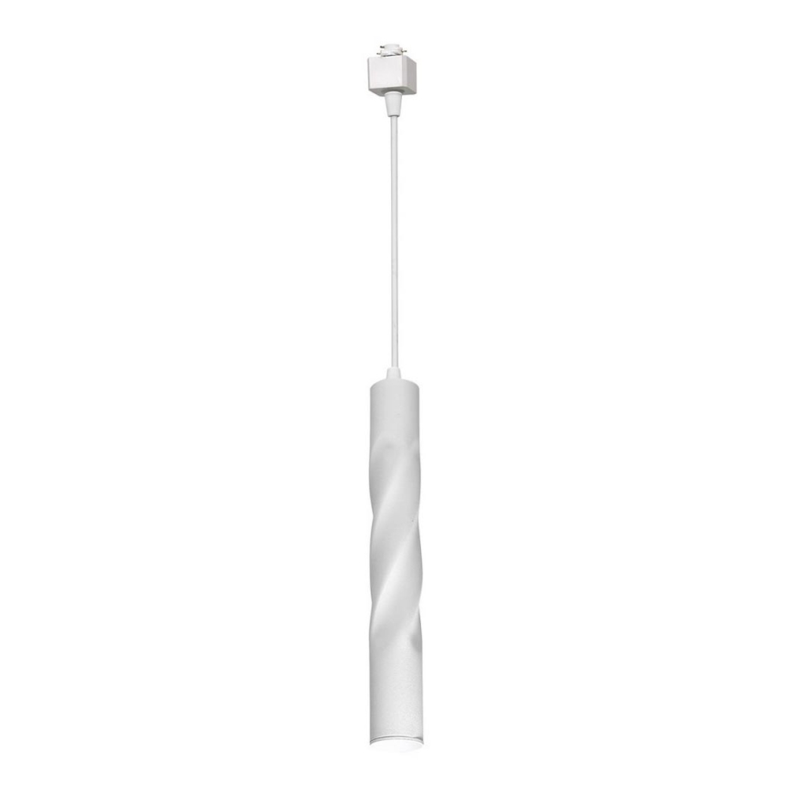 LED Висящ полилей за релсова система TRACK PENDANT LED/3W/230V бял