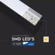 LED Висящ полилей SAMSUNG CHIP 1xLED/40W/230V черен
