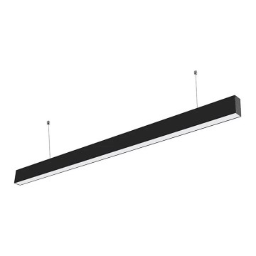 LED Висящ полилей SAMSUNG CHIP LED/40W/230V 3000K черен