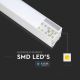 LED Висящ полилей SAMSUNG CHIP LED/40W/230V 4000K бял