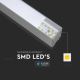 LED Висящ полилей SAMSUNG CHIP LED/40W/230V 4000K сребрист