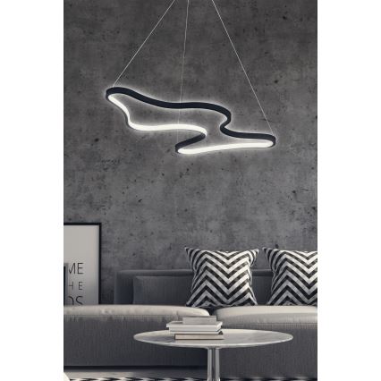LED Висяща лампа ARTISAN LED/36W/230V 6500K черна