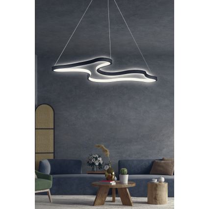 LED Висяща лампа ARTISAN LED/36W/230V 6500K черна