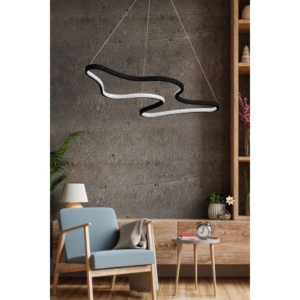 LED Висяща лампа ARTISAN LED/36W/230V 6500K черна