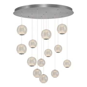 LED Висяща лампа CREMONA 13xLED/5W/230V 3000K матово хром