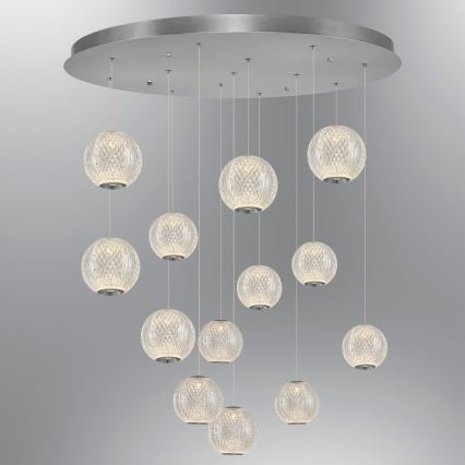 LED Висяща лампа CREMONA 13xLED/5W/230V 3000K матово хром