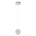 LED Висяща лампа CREMONA 1xLED/5W/230V 3000K матов хром