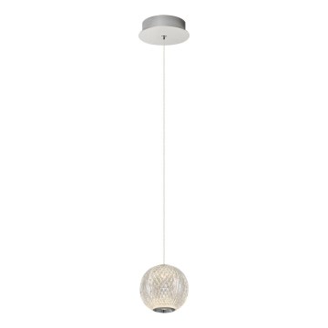 LED Висяща лампа CREMONA 1xLED/5W/230V 3000K матов хром