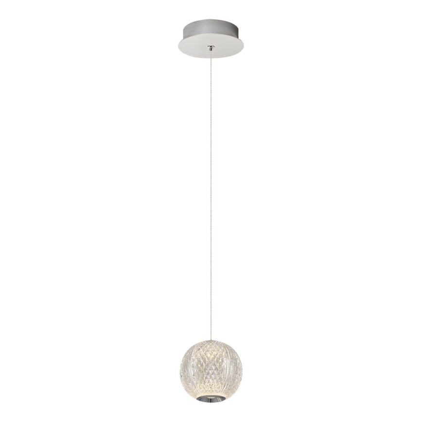 LED Висяща лампа CREMONA 1xLED/5W/230V 3000K матов хром