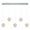LED Висяща лампа CREMONA 5xLED/5W/230V 3000K матов хром
