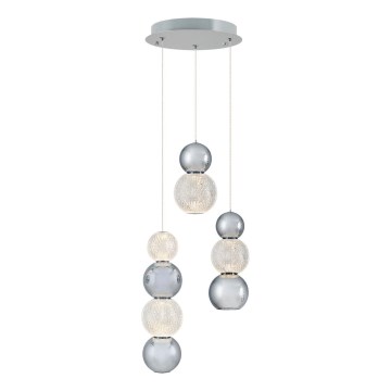 LED Висяща лампа CREMONA LED/17W/230V 3000K мат хром