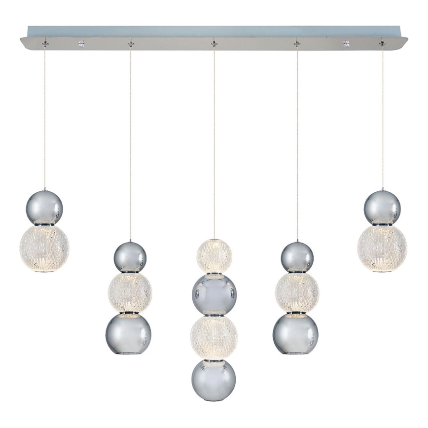 LED Висяща лампа CREMONA LED/27W/230V 3000K мат хром