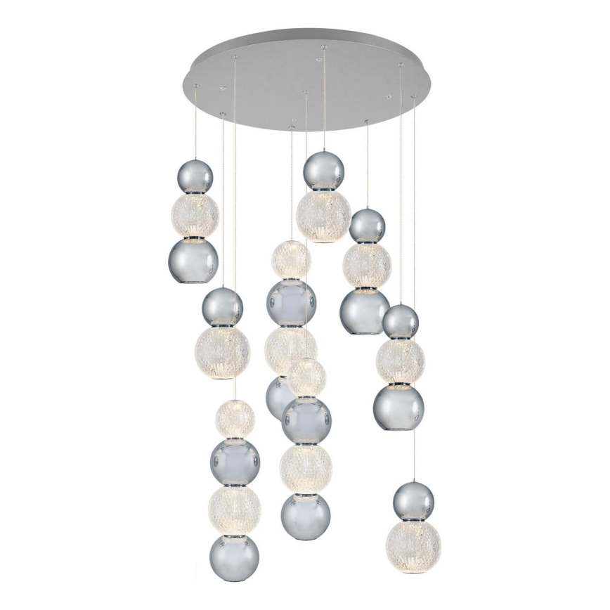 LED Висяща лампа CREMONA LED/51W/230V 3000K матов хром