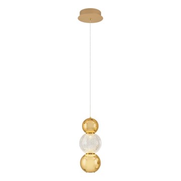 LED Висяща лампа CREMONA LED/5W/230V 3000K златна