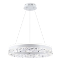 LED Висяща лампа FROZI LED/32W/230V диаметр 50 см бяла