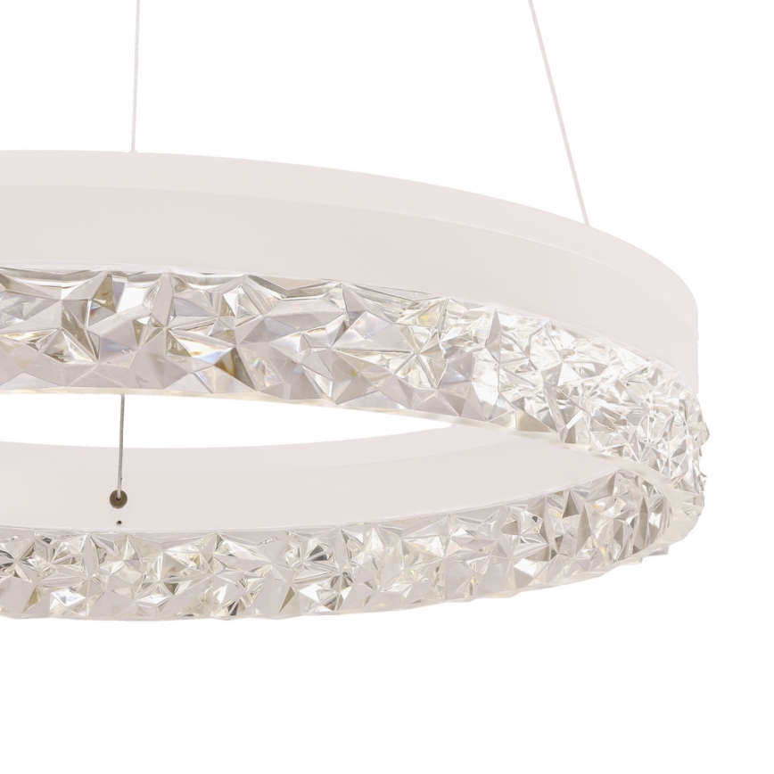 LED Висяща лампа FROZI LED/32W/230V диаметр 50 см бяла