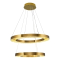 LED Висяща лампа JESI LED/140W/230V 3000K 100 см бронзова
