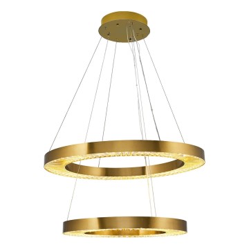 LED Висяща лампа JESI LED/140W/230V 3000K 100 см бронзова