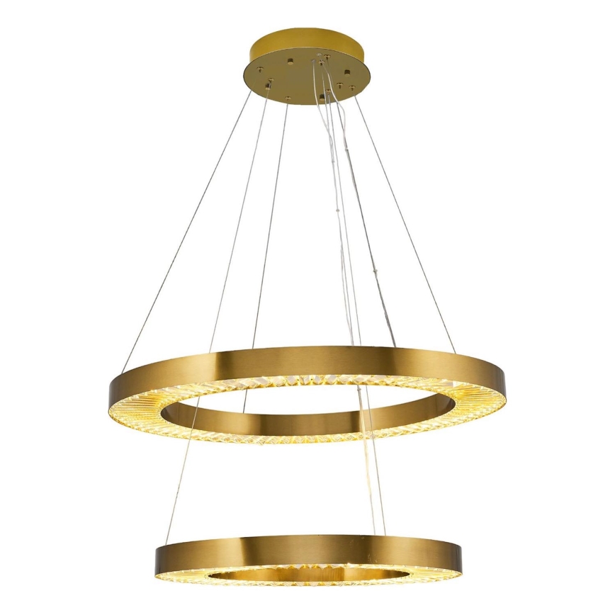 LED Висяща лампа JESI LED/140W/230V 3000K 100 см бронзова
