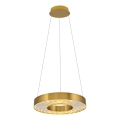 LED Висяща лампа JESI LED/35W/230V 3000K диаметър 40 см бронзов