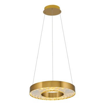 LED Висяща лампа JESI LED/35W/230V 3000K диаметър 40 см бронзов