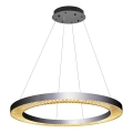 LED Висяща лампа JESI LED/90W/230V 3000K диаметър 100 см сребриста