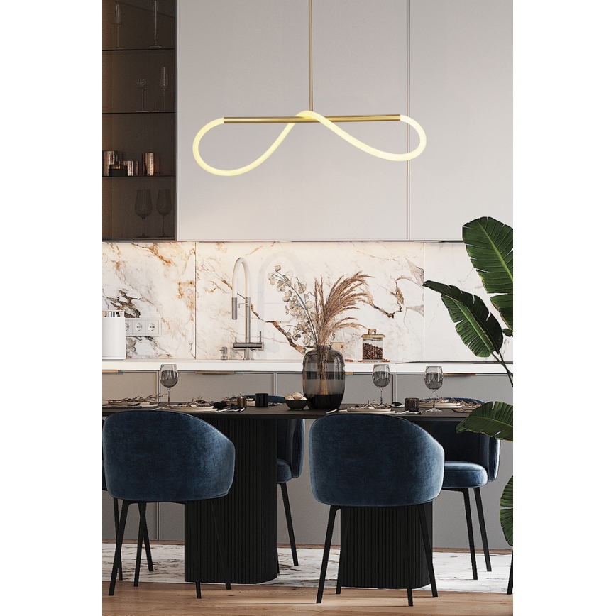 LED Висяща лампа SUPREME LED/22W/230V 100 см злато