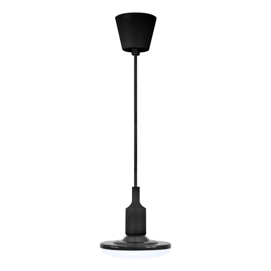 LED Висящи лампи KIKI 1xE27/10W/230V черно