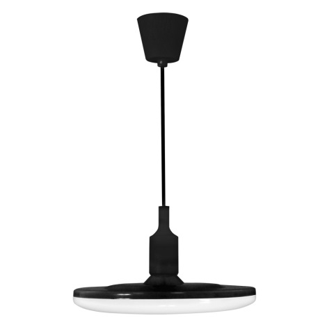 LED Висящи лампи KIKI 1xE27/10W/230V черно