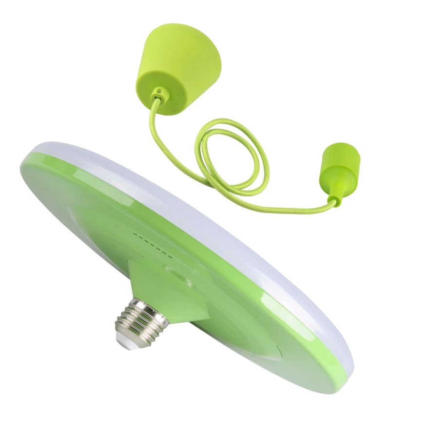 LED Висящи лампи KIKI 1xE27/15W/230V зелена