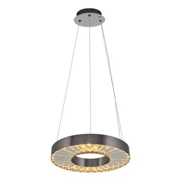 LED Висулка JESI LED/35W/230V 3000K диаметър 40 cm сребрист