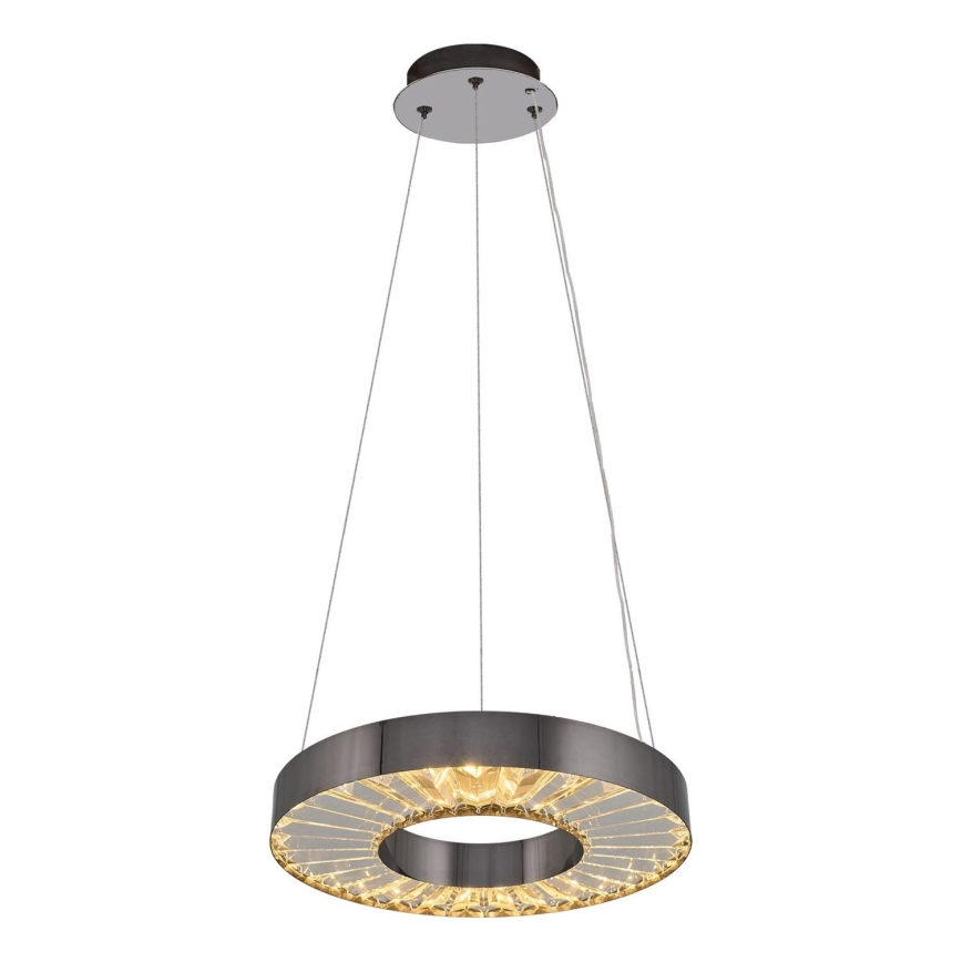LED Висулка JESI LED/35W/230V 3000K диаметър 40 cm сребрист