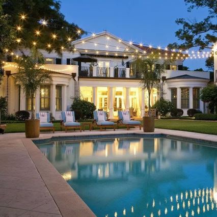 LED Външна декоративна верига 10xE27/1W/230V 10 м IP65 черна