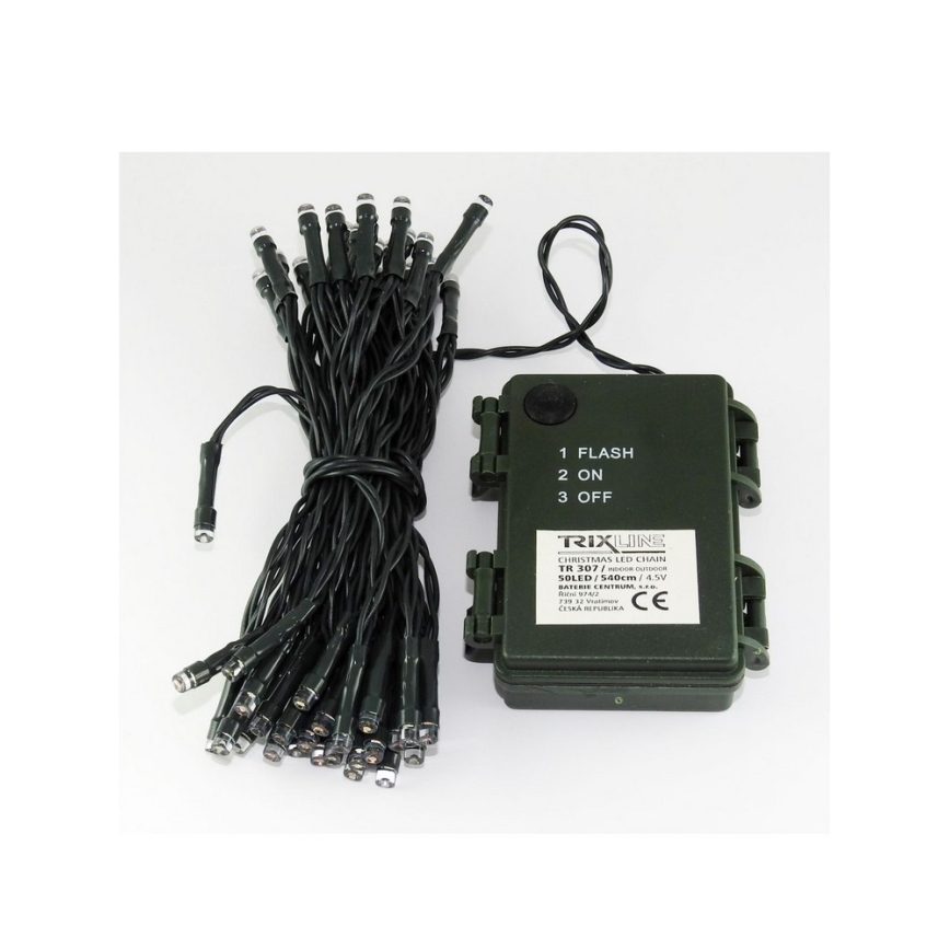 LED външен гирлянд 10,8m 100xLED/2 функции 10,8m IP44 многоцветен