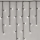 LED външен гирлянд 100xLED/2,5x0,9m IP44 студено бяла