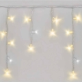 LED външен гирлянд 50 x LED/3 x 0,4 m IP44 студена/топла бяла светлина