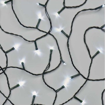 LED външен гирлянд 80 LED/13 m IP44 студено бяло