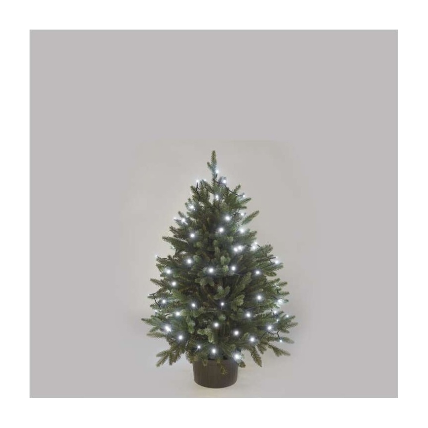 LED външен гирлянд 80 LED/13 m IP44 студено бяло